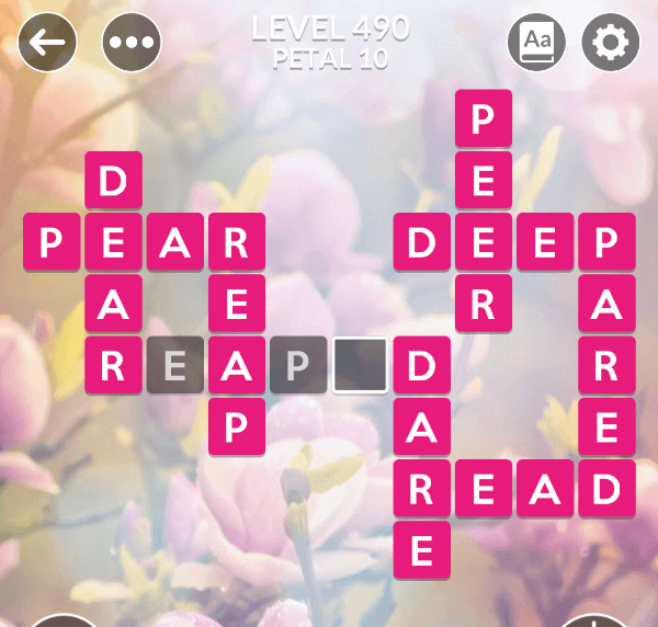 Wordscapes level 490