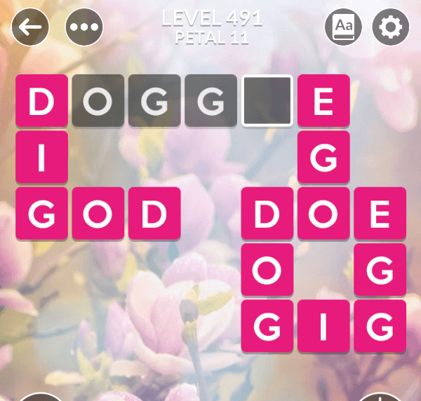 Wordscapes level 491