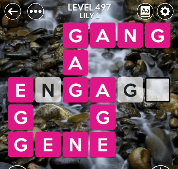 Wordscapes level 497