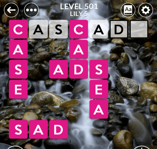 Wordscapes level 501