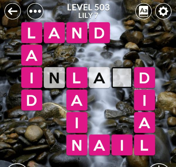 Wordscapes level 503