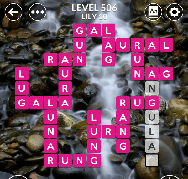 Wordscapes level 506