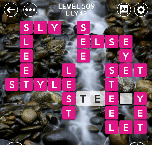 Wordscapes level 509