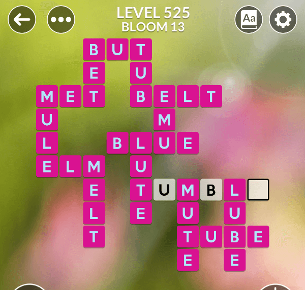 Wordscapes level 525