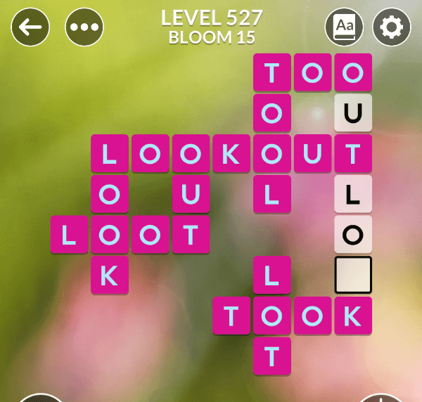 Wordscapes level 527