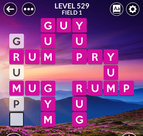 Wordscapes level 529