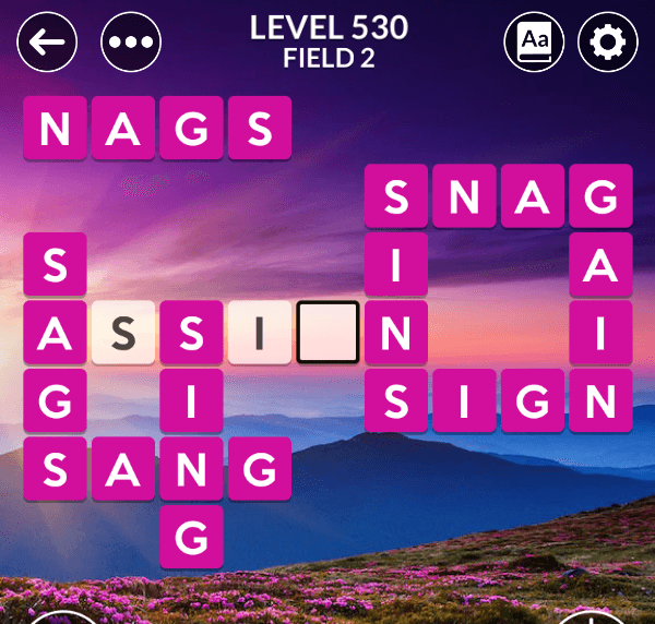 Wordscapes level 530