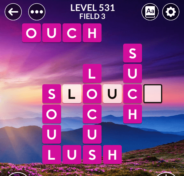 Wordscapes level 531
