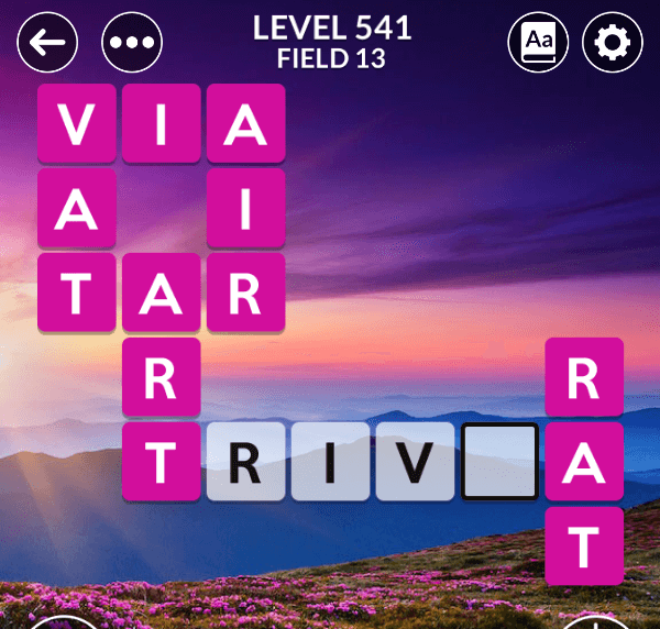 Wordscapes level 541