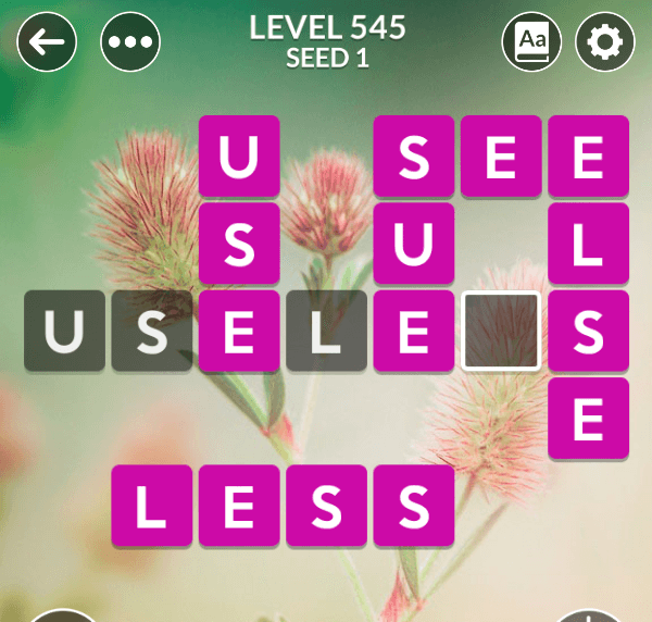 Wordscapes level 545