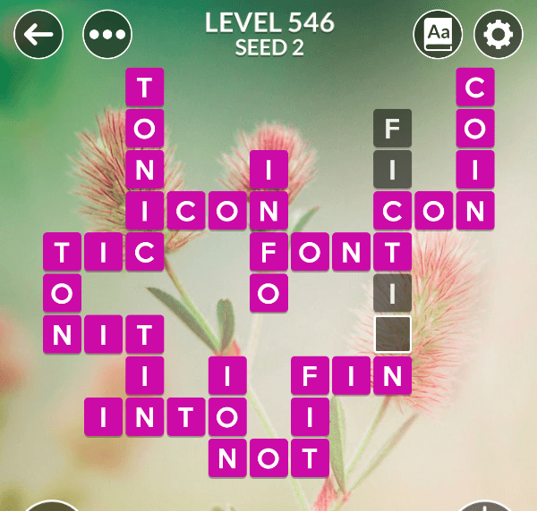 Wordscapes level 546