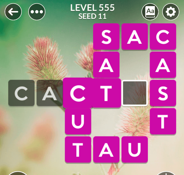 Wordscapes level 555