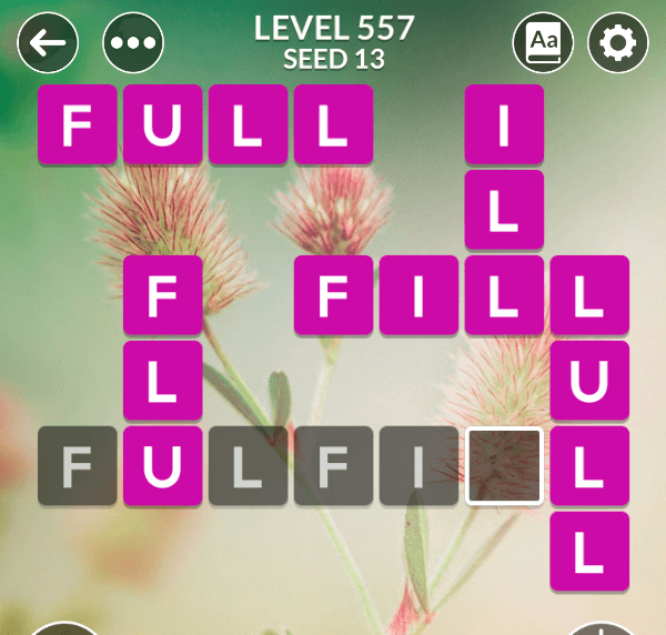Wordscapes level 557
