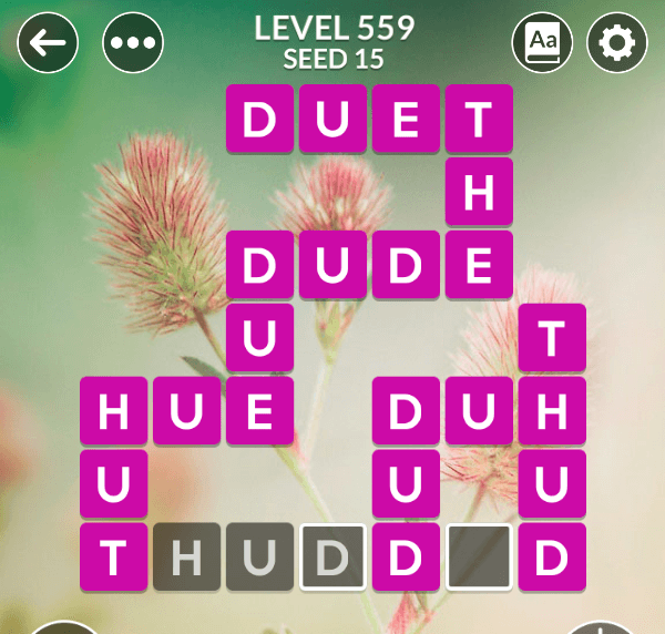 Wordscapes level 559