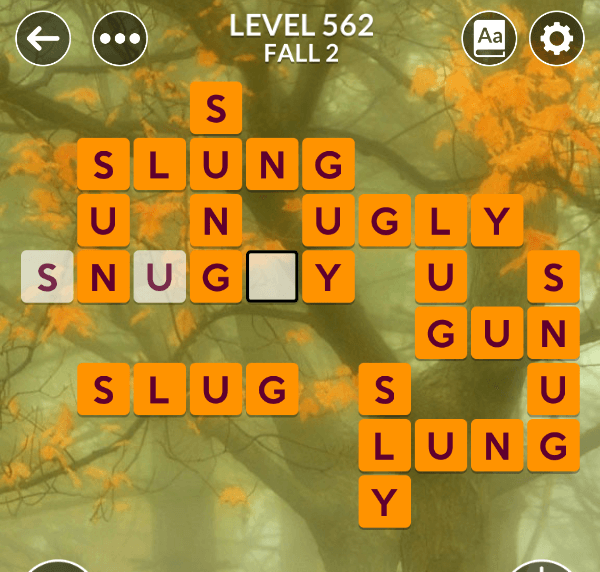 Wordscapes level 562