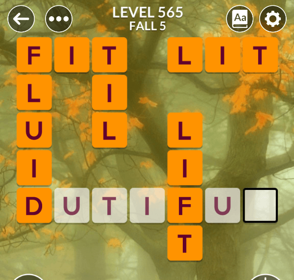 Wordscapes level 565