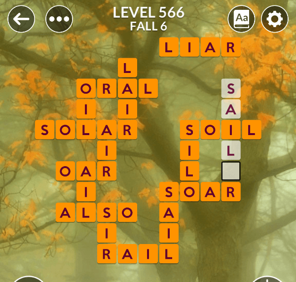 Wordscapes Level 566 Answers My Word Games