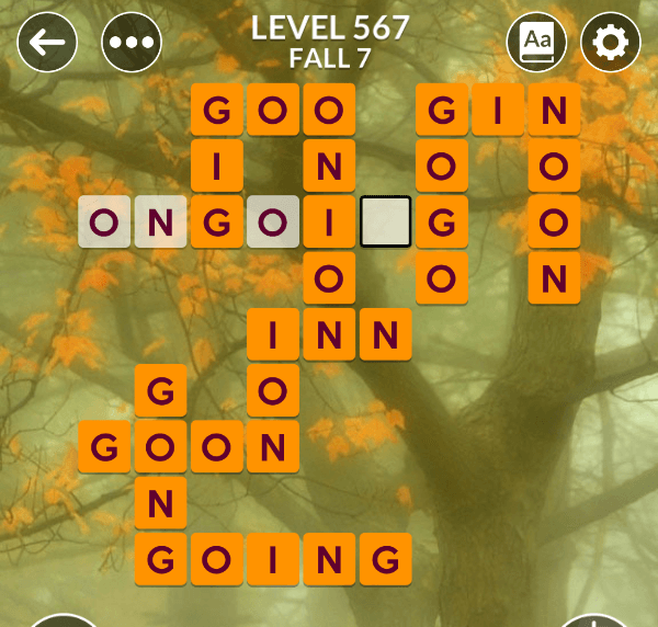 Wordscapes level 567