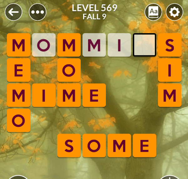 Wordscapes level 569