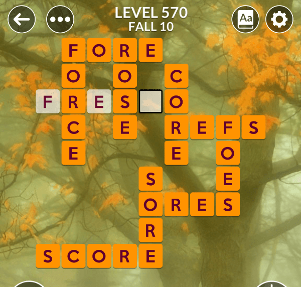 Wordscapes level 570