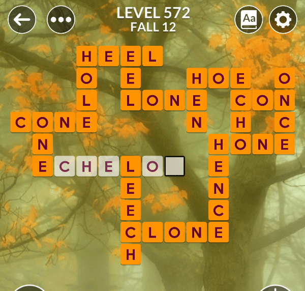 Wordscapes level 572
