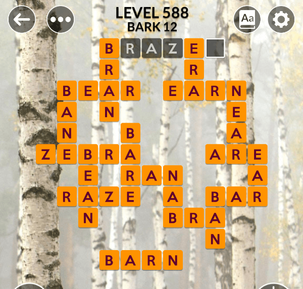 Wordscapes level 588