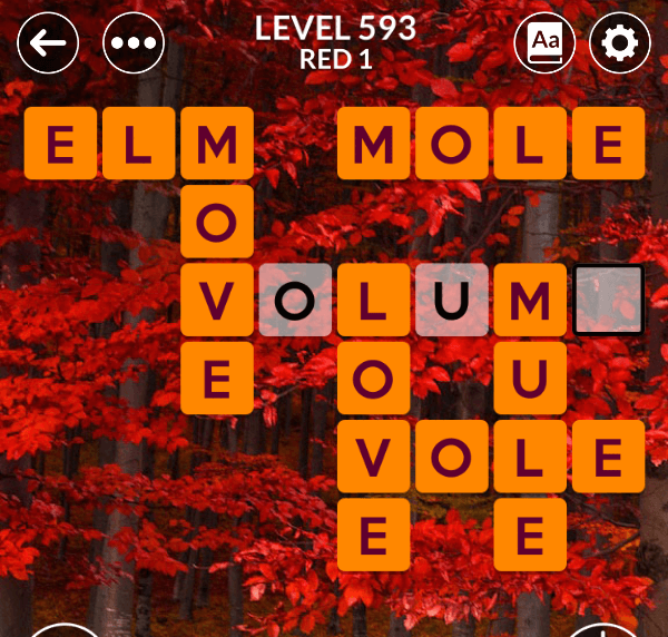 Wordscapes level 593