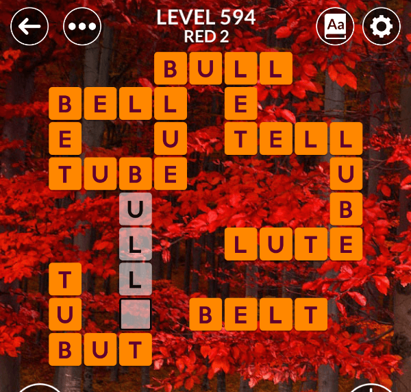 Wordscapes level 594
