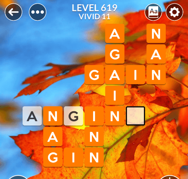 Wordscapes level 619