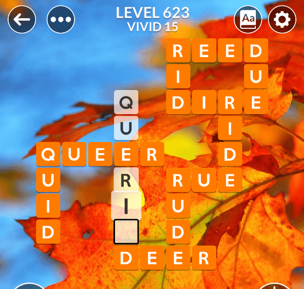 Wordscapes level 623