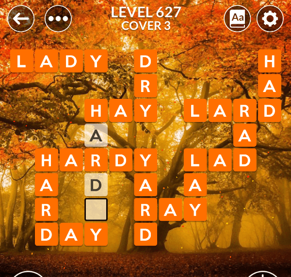 Wordscapes level 627