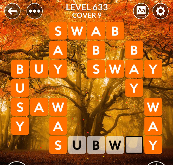 Wordscapes level 633