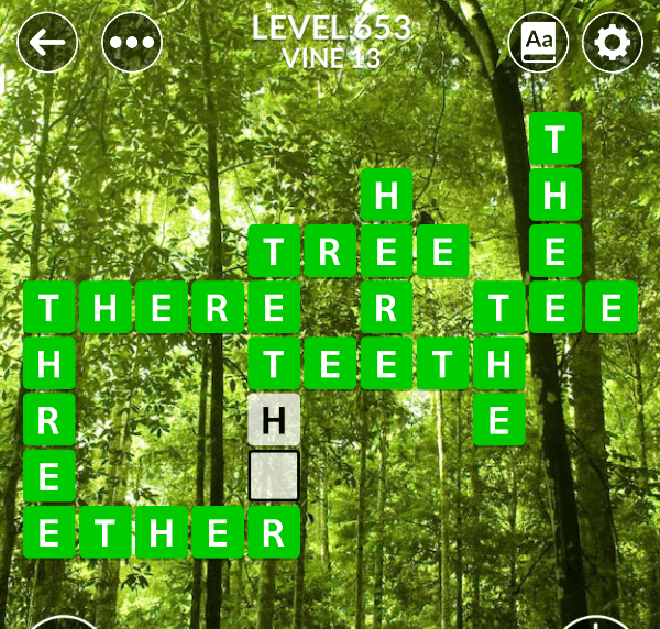 Wordscapes level 653