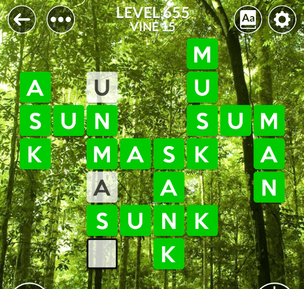 Wordscapes level 655