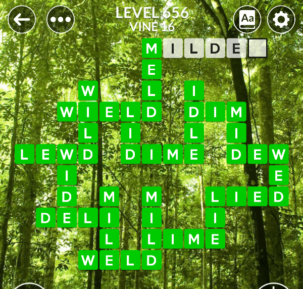 Wordscapes level 656