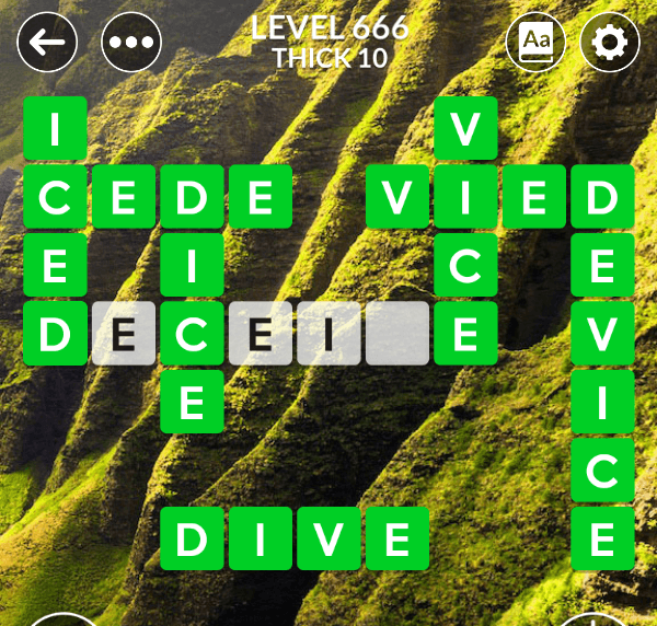Wordscapes level 666