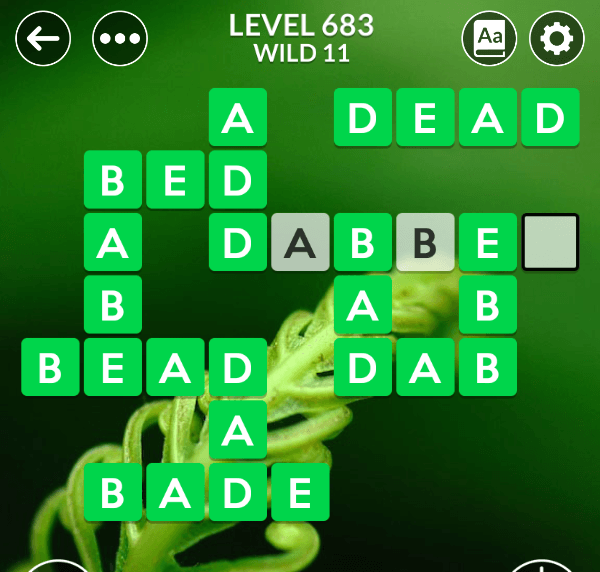 Wordscapes level 683