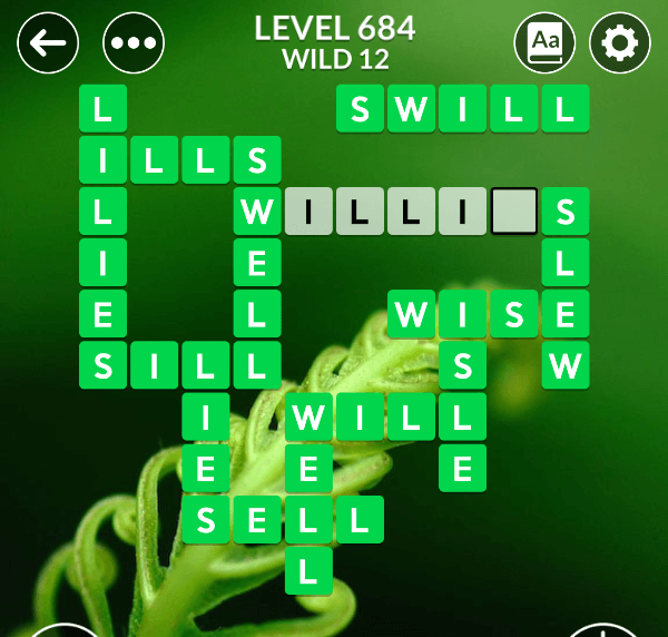 Wordscapes level 684