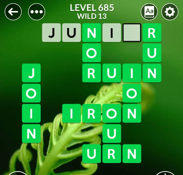 Wordscapes level 685