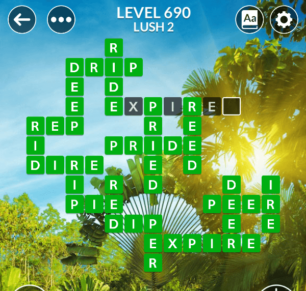 Wordscapes level 690