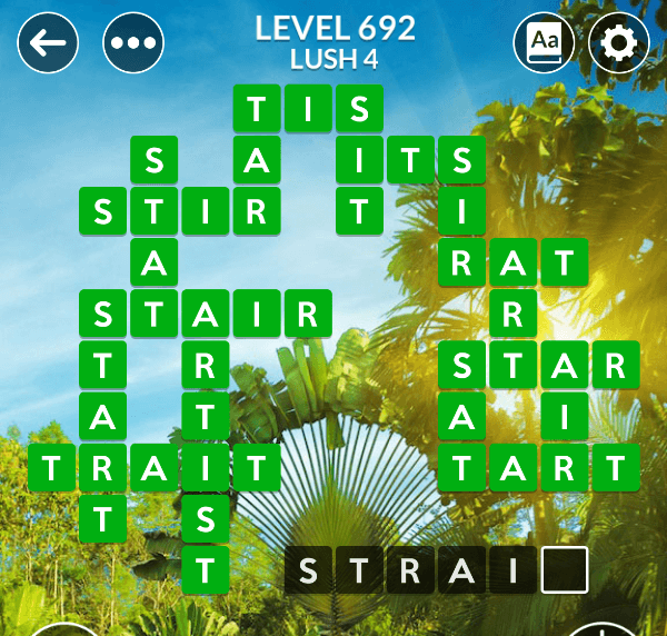 Wordscapes level 692
