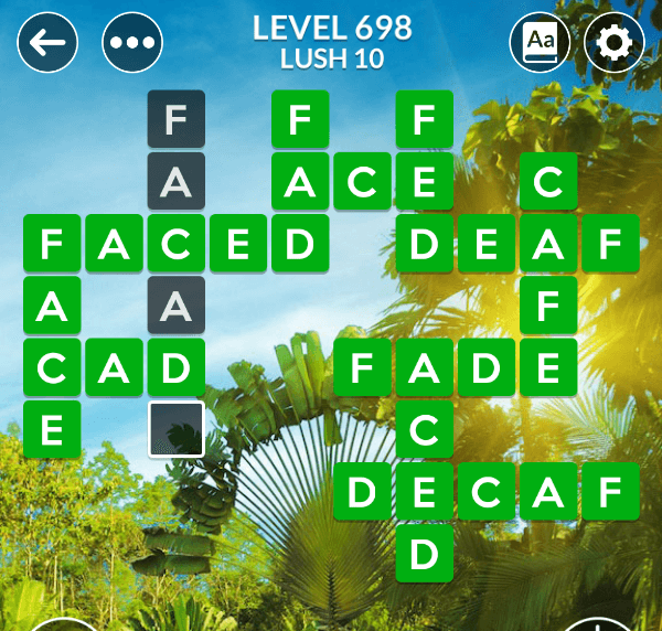 Wordscapes level 698