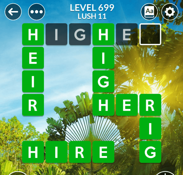 Wordscapes level 699