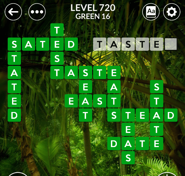 Wordscapes level 720