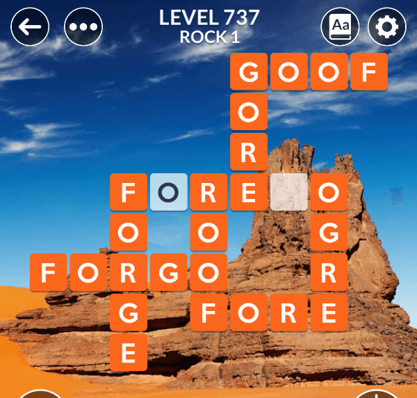 Wordscapes level 737