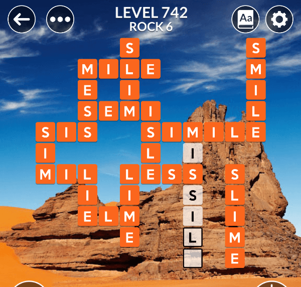 Wordscapes level 742