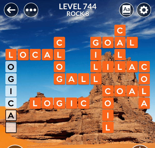 Wordscapes level 744
