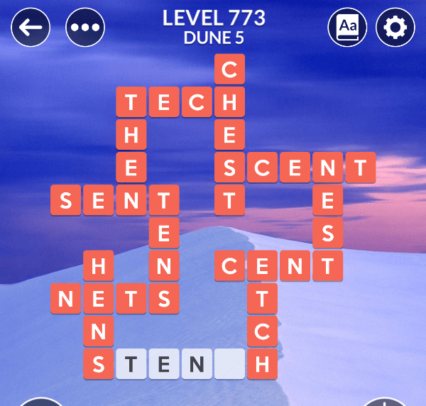 Wordscapes level 773