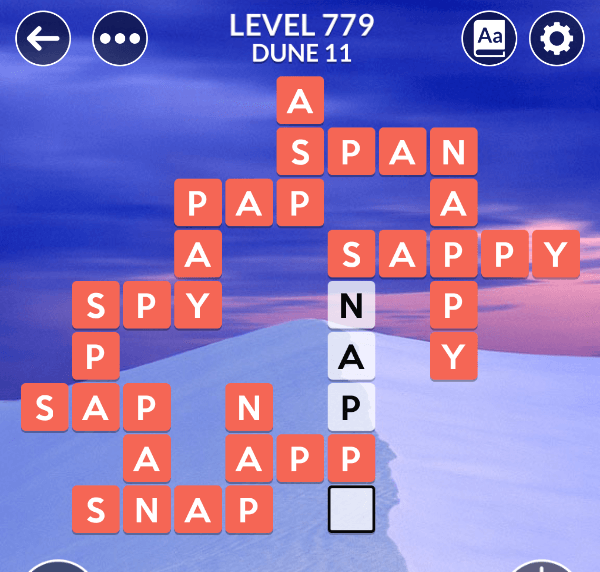 Wordscapes level 779