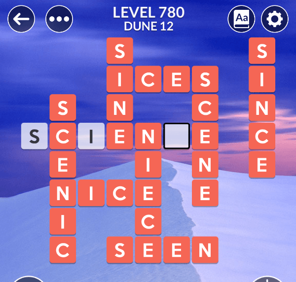 Wordscapes level 780